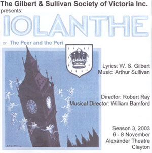 Iolanthe 2003 CD cover