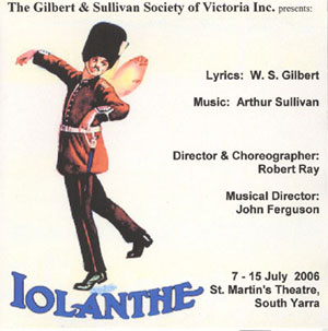 Iolanthe 2006 CD cover