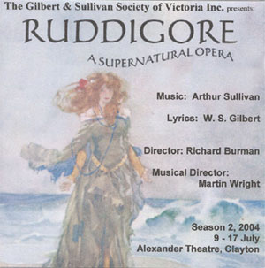 Ruddigore 2004 CD cover